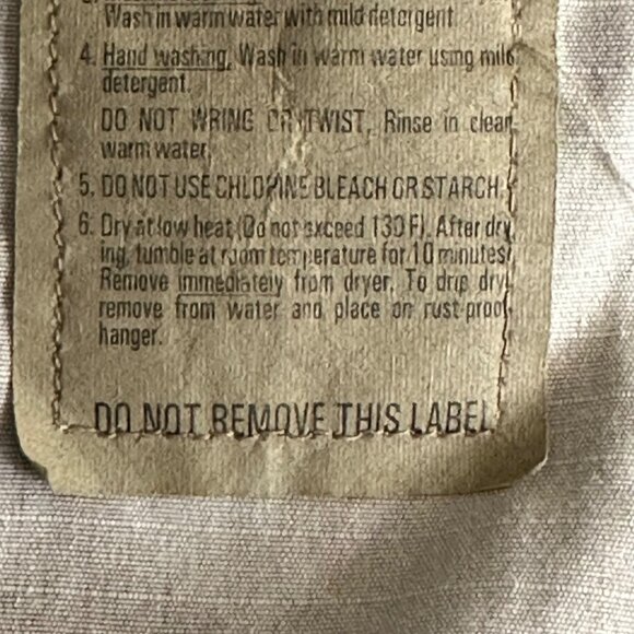 Vintage US Army Desert Camo Jacket Size Medium Rip Stop Fabric - Picture 15 of 15